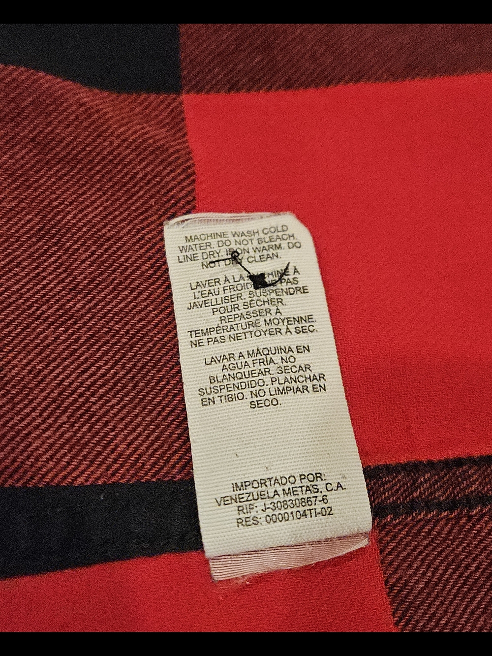 3/$15 Garage Womens Red & Black Plaid Button-Up Shirt - Picture 12 of 15